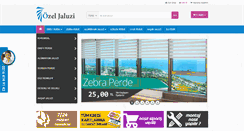Desktop Screenshot of ozeljaluzi.com.tr
